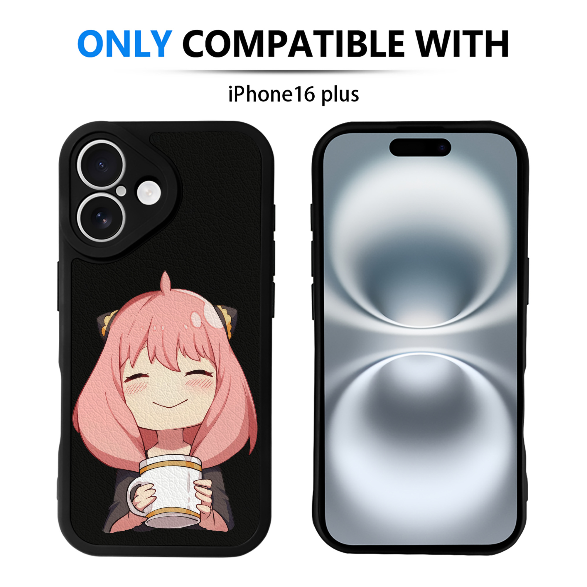 （画像用） SPY×FAMILY间谍家家酒 【iPhone 16シリーズ対応】シリコンスマホケース（レザー調） 材質：シリコン